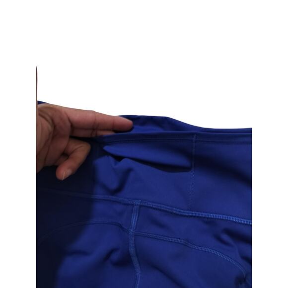 Lululemon women Fast & Free 7/8 Tight II *Non-Reflective Nulux 25" blue size 6 - Picture 10 of 14